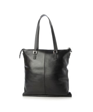 Y'SACCS イタリアンシープ2WAYフラットトート ブラック