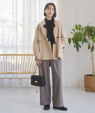 WEGO 【ANGIE VINTAGE】ショート トレンチコート ベージュ