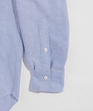 LENO OXFORD SHIRTS《UNISEX》オーバーサイズレギュラーカラーシャツ SAXE BLUE