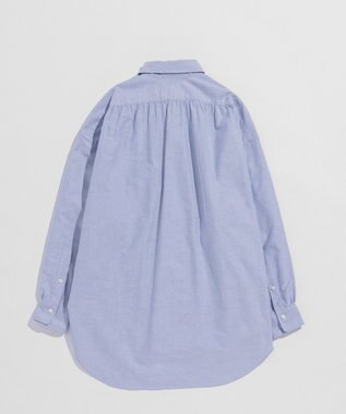 LENO OXFORD SHIRTS《UNISEX》オーバーサイズレギュラーカラーシャツ SAXE BLUE
