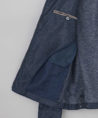 GOTAIRIKU 新素材【洗える/シワになりにくい/ストレッチ】カラミプリント MA-１ブルゾン ネイビー系8