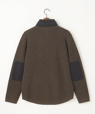 JOSEPH ABBOUD MOUNTAIN 【イージーケア/速乾性/ライナードッキング対応・軽量糸使用】 コンビジップ ブルゾン ダークブラウン系