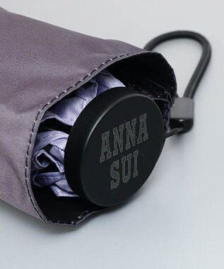 AURORA 【 ANNA SUI（アナ スイ）】クロミ 晴雨兼用傘（折りたたみ傘） ブラック