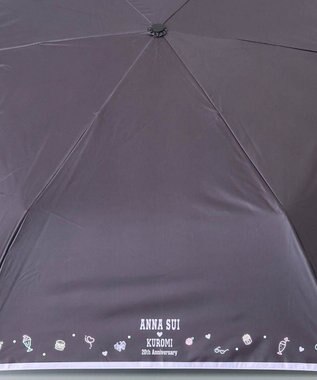 AURORA 【 ANNA SUI（アナ スイ）】クロミ 晴雨兼用傘（折りたたみ傘） ブラック