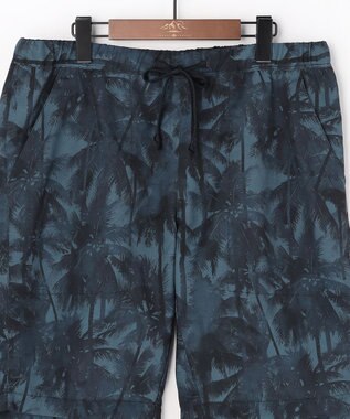 JOSEPH ABBOUD MOUNTAIN 【速乾/軽量/ストレッチ】ライトスラブボタニカルプリント  イージーショーツ ネイビー系5