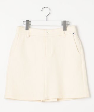 23区GOLF 【WOMEN】【手洗い可】クロスサーモツイル 台形 スカート ホワイト系