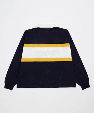 WEGO 【ユニセックス着用ITEM】ステッチロゴラガーシャツ ネイビー