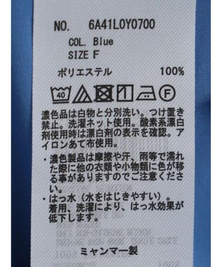 Green Parks 撥水加工　ケア楽ステンカラーミドル丈コート Blue