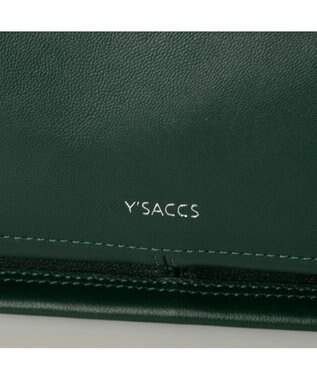 Y'SACCS イタリアンシープ2WAYフラットトート グリーン