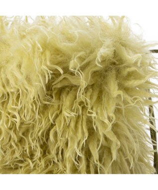 UNBILLION カシュカシュ cachecache / ウェーブファー巾着ショルダー イエロー