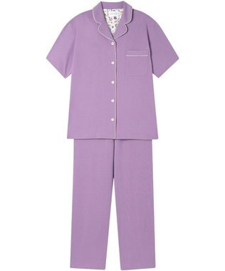 une nana cool 【綿100%】70/2 天竺 半袖開襟パジャマ MADE WITH LIBERTY FABRIC