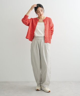 Green Parks ２ｗａｙ　スパンコールニットプルオーバー Red