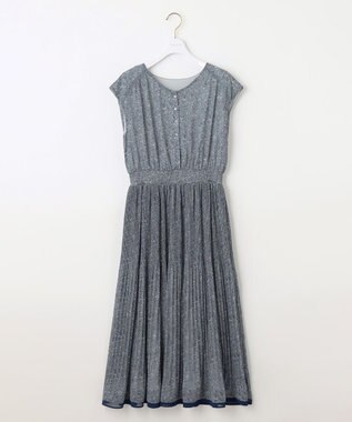 ANY SIS 【洗える】フラワープリーツ ワンピース ミント系