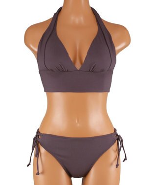 San-ai Resort（三愛水着楽園） ナチュラルだけどしっかり盛れる【ナチュラルアップブラ】　ノンワイヤービキニ　7M・9M　【San-ai Resort（サンアイリゾート）】 グレー