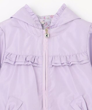 ANY KIDS フード取り外し リバーシブル ブルゾン ラベンダー