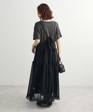 Green Parks ・Ｐｅｔｉｔ　Ｆｌｅｕｒ　リブオーバーサイズＴＥＥ Charcoal Gray