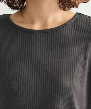 Green Parks ・Ｐｅｔｉｔ　Ｆｌｅｕｒ　リブオーバーサイズＴＥＥ Charcoal Gray