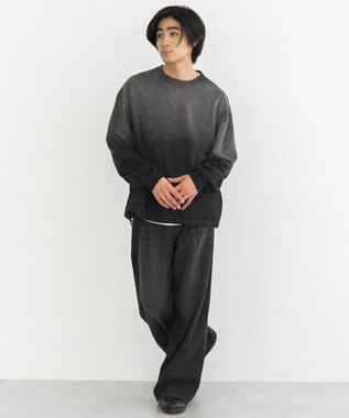 CRAFT STANDARD BOUTIQUE ヘビーウェイトグラデーションロンT Black