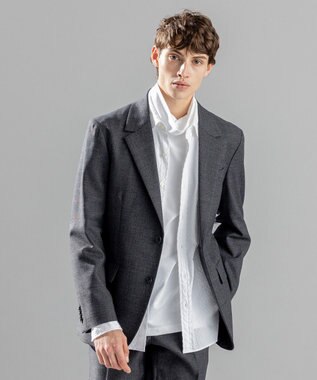 JOSEPH HOMME MOULINET WOOL STRETCH JACKET グレー系