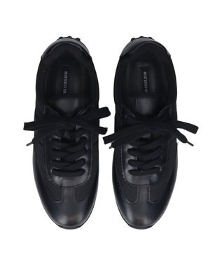 Bridget Birkin 【PARADIS COULEUR】異素材コンビロープロファイルスニーカー ブラックコンビ