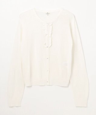 組曲 KIDS 【150-160cm】シアー カーディガン オフホワイト系