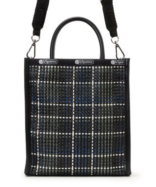 LeSportsac WOVEN MINI N/S TOTE/マルチメッシュノワール マルチメッシュノワール