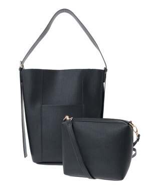 Green Parks ＫＯＳＳＯＲＥＣＯ軽量合皮ポーチ付ショルダー Black