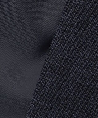 Feroux 【洗える】パールボタンジャケット×スカート セットアップ ネイビー系