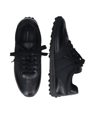 Bridget Birkin 【PARADIS COULEUR】異素材コンビロープロファイルスニーカー ブラックコンビ