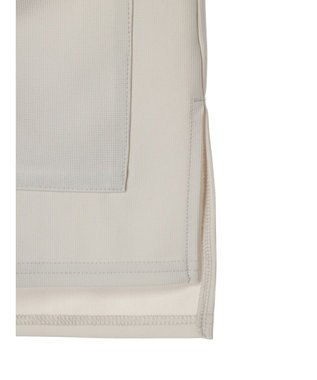 Green Parks フロントＺＩＰカットベスト Ecru