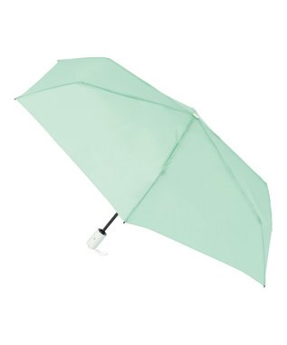 MOONBAT 【3秒でたためる傘/自動開閉】urawaza 小町(ウラワザ コマチ)  折りたたみ傘 無地 コンパクト 50cm ライトグリーン