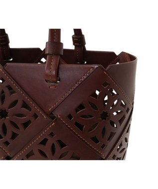 genten サスカットバスケット手提げバッグ＜M＞ ノウチャ