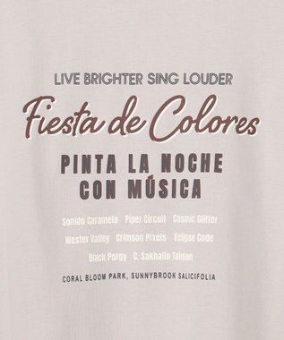 ANY L ANYファンクションロゴTシャツ グレージュ