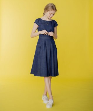 TOCCA 【洗える！】BLUE CIEL ドレス ブルー系