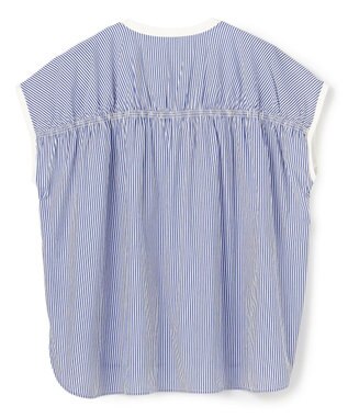 UNFILO BEAUTY FORM-T バックシャーリング Tシャツ オフ×ストライプ