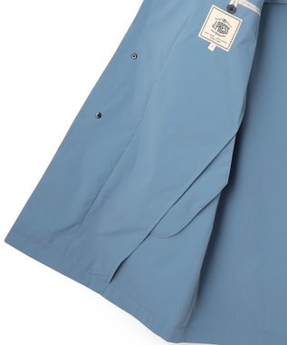 J.PRESS MEN 【ビジネス対応可】【撥水加工 / ウォッシャブル可】テクニカルライトポプリン ドレスカーコート サックスブルー系