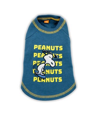 PET PARADISE スヌーピー スケボー Tシャツ 小型犬 ネイビー