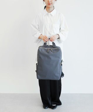 ACE BAGS & LUGGAGE 【洗える背面パッド付】 ace. フィッテムライト リュックサック A4/14インチ収納 20392 エース グレー