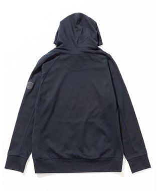 JOSEPH ABBOUD MOUNTAIN 【CREA掲載・接触冷感性/速乾性/放湿性/男女兼用】ICE PACKリバー天竺パーカー ネイビー系