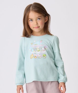 ANY KIDS 【すみっコぐらし】アートプリント Tシャツ ペールブルー