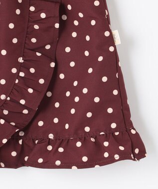組曲 KIDS 【110-140㎝】Lady Dot スカート ワインレッド系5