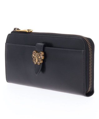 ANNA SUI ロジェ Lファスナー長財布 ブラック