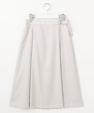 J.PRESS LADIES L 【セットアップ対応・洗える・UV加工・吸水速乾】OXIJEWELストレッチ スカート ライトグレー系