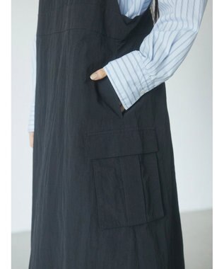 Green Parks ａ．ポケット付きジャンスカ Black