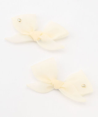 チュールリボン シュークリップ