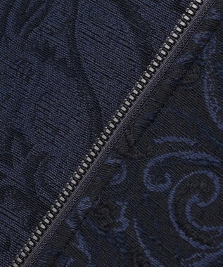 JOSEPH HOMME 【新柄】エスニカルスラブジャガード　ジップアップブルゾン ネイビー系