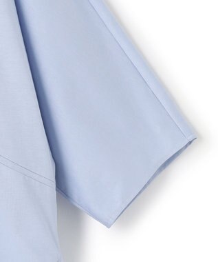 ICB 【洗える】 ブラウスライクジャージー ドルマンスリーブカットソー サックスブルー系