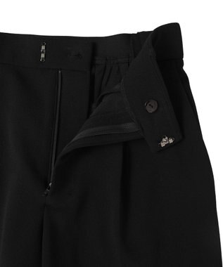 Green Parks Ｏ．きれいシルエットテーパードパンツ Black