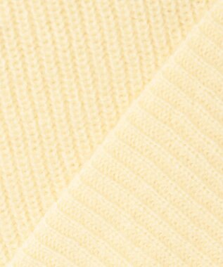 23区 【洗える】ウールカシミヤ Vネック ニット イエロー系