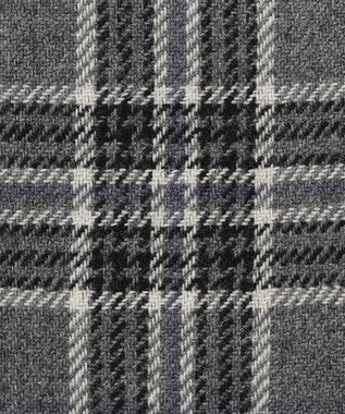 J.PRESS LADIES ミルドウールリバーチェック スカート ライトグレー系3